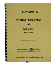 Powermatic model jointer for sale  Goddard