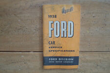1958 ford service for sale  Point Roberts