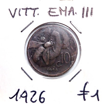 Moneta emenuele iii usato  Meleti