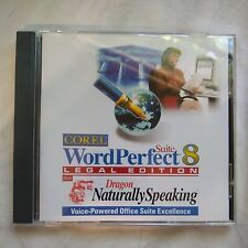 Used, Corel Wordperfect Suite 8 Legal Edition Software  for sale  Shipping to South Africa