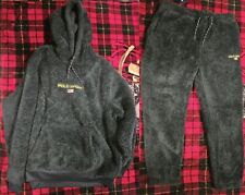 Juego de Pantalones con Capucha Polo Ralph Lauren Verde Difuso XL SUPERIOR GRANDE INFERIOR Cálido Sherpa segunda mano  Embacar hacia Argentina