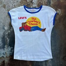 Camiseta Levi’s Vintage Anos 70 The Cowboys Choice Vintage Denim Big E , usado comprar usado  Enviando para Brazil