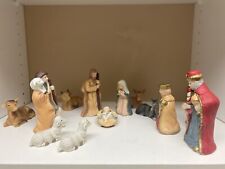 Vintage ceramic nativity for sale  Sharon