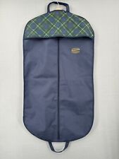 Bolsa de vestuário PENDLETON nylon dobrável bagagem de viagem terno azul marinho xadrez 39"x21" comprar usado  Enviando para Brazil