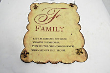 Metal family sign for sale  Hinckley