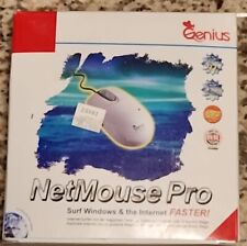 Vintage Genius NetMouse Pro PS/2 Mouse w/ 3.5" Floppy & Original Box NOS for sale  Shipping to South Africa