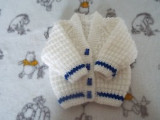 Hand knit white for sale  SALTBURN-BY-THE-SEA