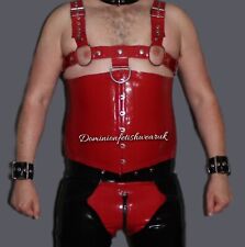 Latex red corset for sale  WELSHPOOL
