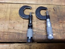 Vintage Brown & Sharpe 0-1" Inch Outside Micrometer Kingston, RI USA (Set Of 2) for sale  Shipping to South Africa