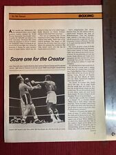 Boxer John Tate Defeats Gerrie Coetzee WBA Heavyweight Champ 1979 Print Article for sale  Shipping to South Africa