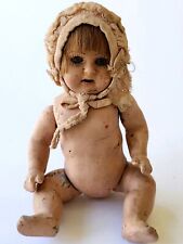 Vintage Rare Creepy Bisque Porcelain Baby Doll 7" for sale  Shipping to South Africa