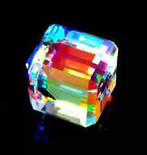 51 CT+ Natural Mystic Topaz Rainbow Color Cube Cut Certified Loose Gemstone for sale  Shipping to South Africa