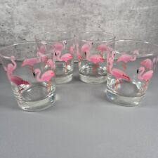 4 x IKEA Sommarfint Pink Flamingo 4-calowe szklanki do picia Tumblery Emerytowany na sprzedaż  Wysyłka do Poland