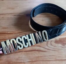 Moschino damengürtel schwarze gebraucht kaufen  Frauenberg, Ruschberg, Rückweiler