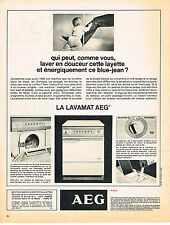 1966 advertisement aeg d'occasion  Expédié en Belgium