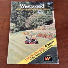 Westwood lawn 1980s for sale  YORK