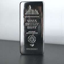 Lingotes de plata 0,999 de 1 kilo Wall Street como nuevos - 32,15 oz troy #A512 segunda mano  Embacar hacia Mexico