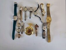 lote de 13 relógios de corda para peças ou consertar algum funcionamento comprar usado  Enviando para Brazil