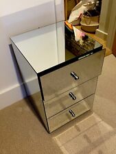 Next mirrored bedside for sale  HOVE