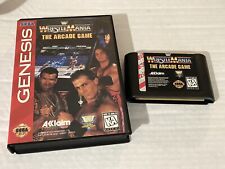 WWF WrestleMania The Arcade Game Sega Genesis 1995 No Manual wwe, used for sale  Shipping to South Africa