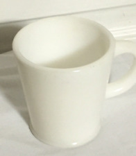 Vintage Hazel Atlas Milk Glass Coffee Cup White Mug for sale  Shipping to South Africa