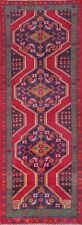 Vintage geometryczny plemienny tradycyjny dywan bieżnik 3'x9' ręcznie robiony wełniany ręcznie robiony dywan na sprzedaż  Wysyłka do Poland