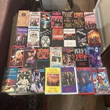 Usado, Fitas VHS vintage de heavy metal/rock dos anos 80 e 90, lote de 28 Ozzy Sabbath Kiss comprar usado  Enviando para Brazil