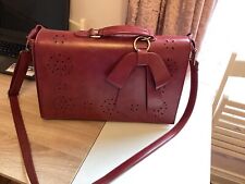 Ladies burgundy briefcase for sale  WORTHING