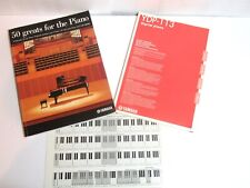 Yamaha 50 Greats For The Piano Music Book + YDP-113 Digital Piano Owner's Manual for sale  Shipping to South Africa