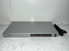 UBIQUITI NETWORKS UNIFI US-24 ETHERNET SWITCH 24 portas com cabo de alimentação TESTADO! comprar usado  Enviando para Brazil