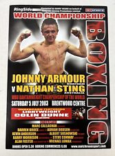 Johnny armour signed for sale  Ireland