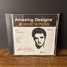 Janome Elna Kenmore Amazing Designs ELVIS Collection 1 Memory Embroidery Card for sale  Shipping to South Africa