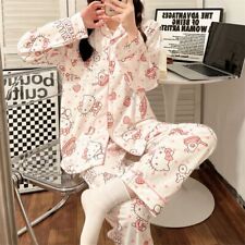 Conjuntos de pijama HelloKitty My Melody Kuromi pijama de outono feminino loungewear menina, usado comprar usado  Enviando para Brazil