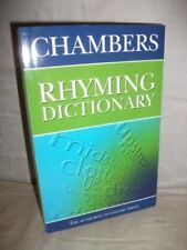 Rhyming dictionary chambers for sale  UK