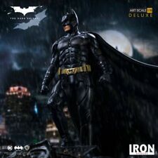 Estátua em escala de arte The Dark Knight Deluxe escala 1/10 Batman Iron Studios DC filme, usado comprar usado  Brasil 