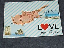 Postcard. love cyprus for sale  SLEAFORD