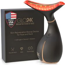 GLO24 Red Light Skin Rejuvenation Face Neck Triple Action LED Tightens Skin for sale  Shipping to South Africa