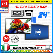 PC MONITOR SCHERMO LCD LED 24" (DELL,HP) VGA DVI DISPLAY FULL HD BUONO 21 23 22 na sprzedaż  Wysyłka do Poland