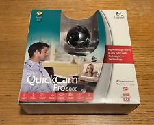 Webcam Logitech QuickCam Pro 5000 para Windows 2000 ou XP NA CAIXA COM DISCO E MANUAL comprar usado  Enviando para Brazil