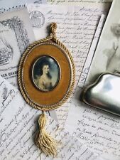 Vintage miniature portrait for sale  WALSALL
