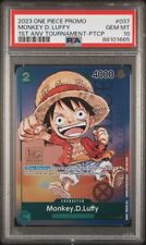 PSA 10 Monkey D. Luffy P-037 One Piece Torneo Inglés 1er Aniversario segunda mano  Embacar hacia Argentina