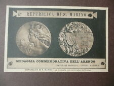 Cartoline medaglia commemorati usato  Italia