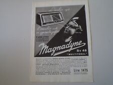 Advertising pubblicità 1939 usato  Salerno