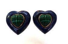 14k carved earrings heart for sale  Littleton