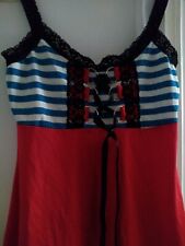 Red sailor corset for sale  SUDBURY