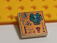 LEGO Pharaoh Map Desert Explorer Gear PRINTED 2x2 Sphynx Goddess Mummy Tomb  A30, used for sale  Shipping to South Africa