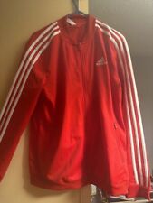 Red adidas zip for sale  COLCHESTER