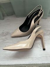 Zara beige patent for sale  SITTINGBOURNE