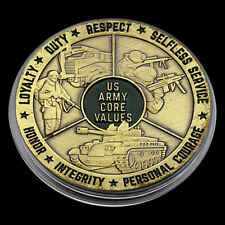 Używany, II wojna światowa retro monety okolicznościowe chwała snajper pozłacana brąz moneta pancer medal na sprzedaż  Wysyłka do Poland