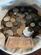 bolsa de banco antigua vintage lote de monedas antiguas oro plata libertad águila morgan sentado, usado segunda mano  Embacar hacia Argentina